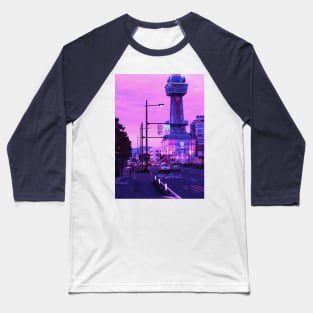 Japan Street sunset Baseball T-Shirt